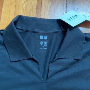 UNIQLO AIRism Skipper Collar Polo Shirt